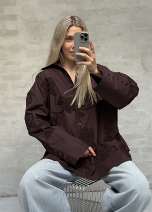 Lipy flower oversized skjorte Molé ROTATE By Birger Christensen